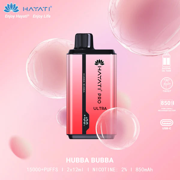 Hayati Pro Ultra 15000 Reusable Pod Device