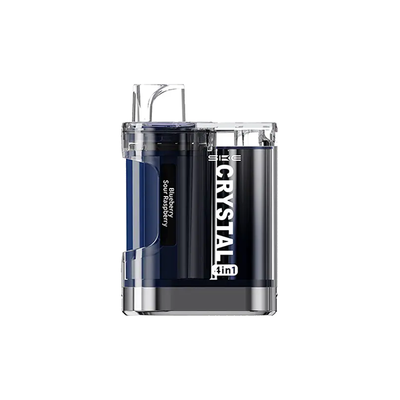 SKE Crystal 4in1 pod vape with Blueberry Sour Raspberry flavor and 2400 puffs capacity