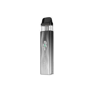 Vaporesso XROS 4 Mini Kit sleek space grey portable vaping device with 1000mAh battery and advanced coil technology