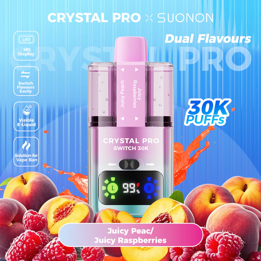 Crystal Pro Switch 30K Puff Prefilled Vape Kit - Buy1 Get1 Free
