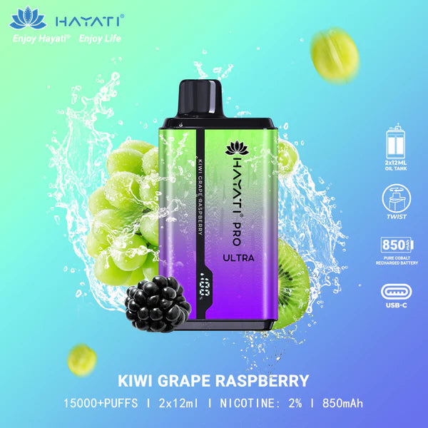 Hayati Pro Ultra 15000 Reusable Pod Device