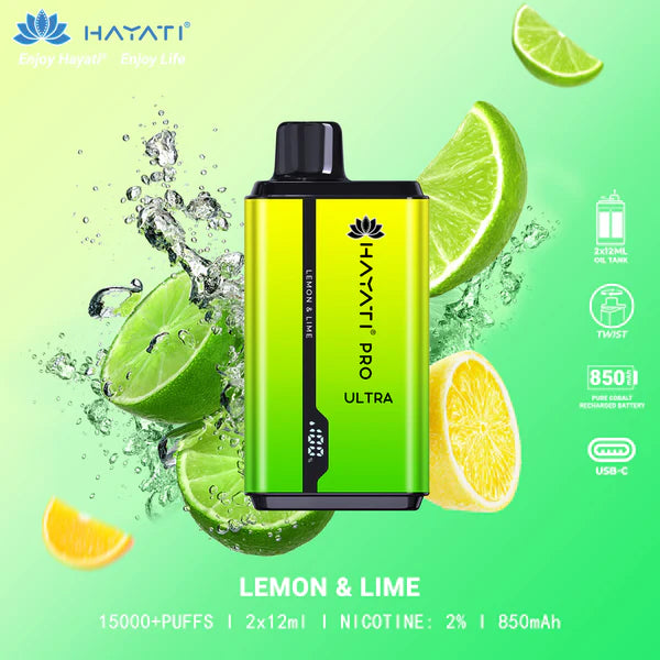Hayati Pro Ultra 15000 Reusable Pod Device