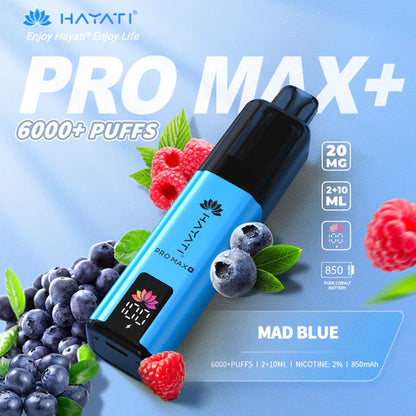 Hayati Pro Max Plus 6000+ Vape Kit