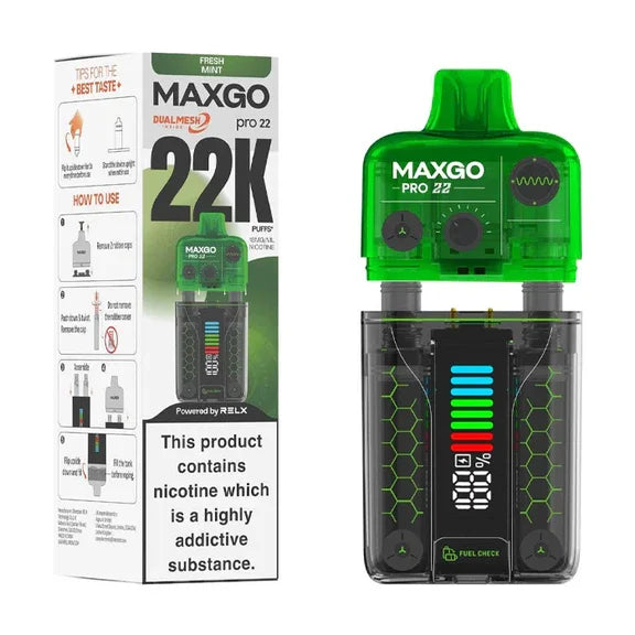 Relx Maxgo Pro 22K Puff Vape Kit