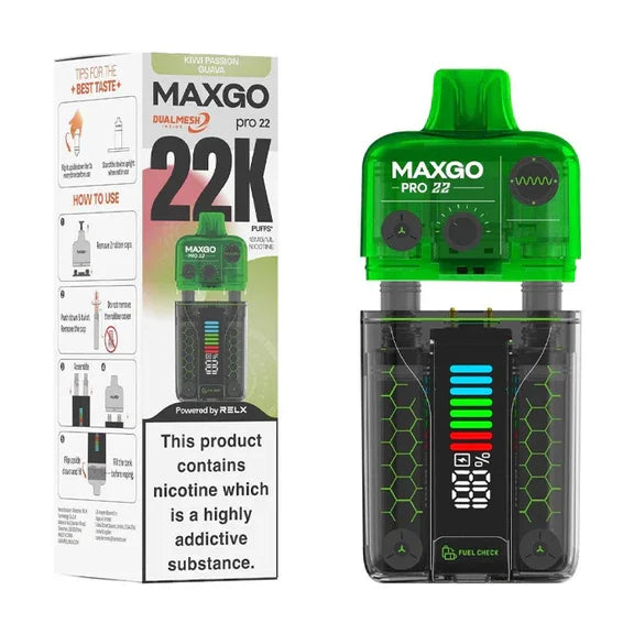 Relx Maxgo Pro 22K Puff Vape Kit