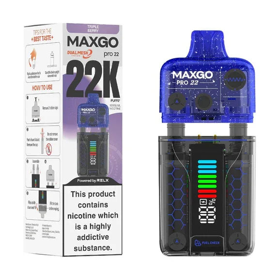 Relx Maxgo Pro 22K Puff Vape Kit