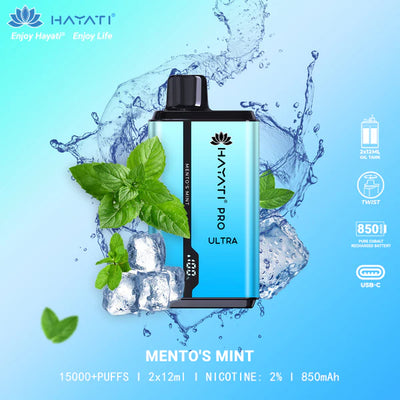 Hayati Pro Ultra 15000 Reusable Pod Device