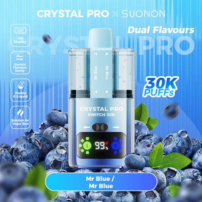 Crystal Pro Switch 30K Puff Prefilled Vape Kit - Buy1 Get1 Free