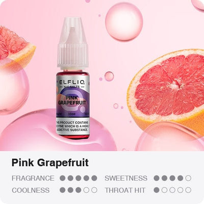 Elfliq Nic Salts E Liquid By ElfBar - 10ml 10mg/20mg
