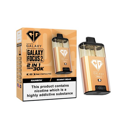 CRYSTAL GALAXY 30K FOCUS 2 PREFILLED POD VAPE KIT 20MG