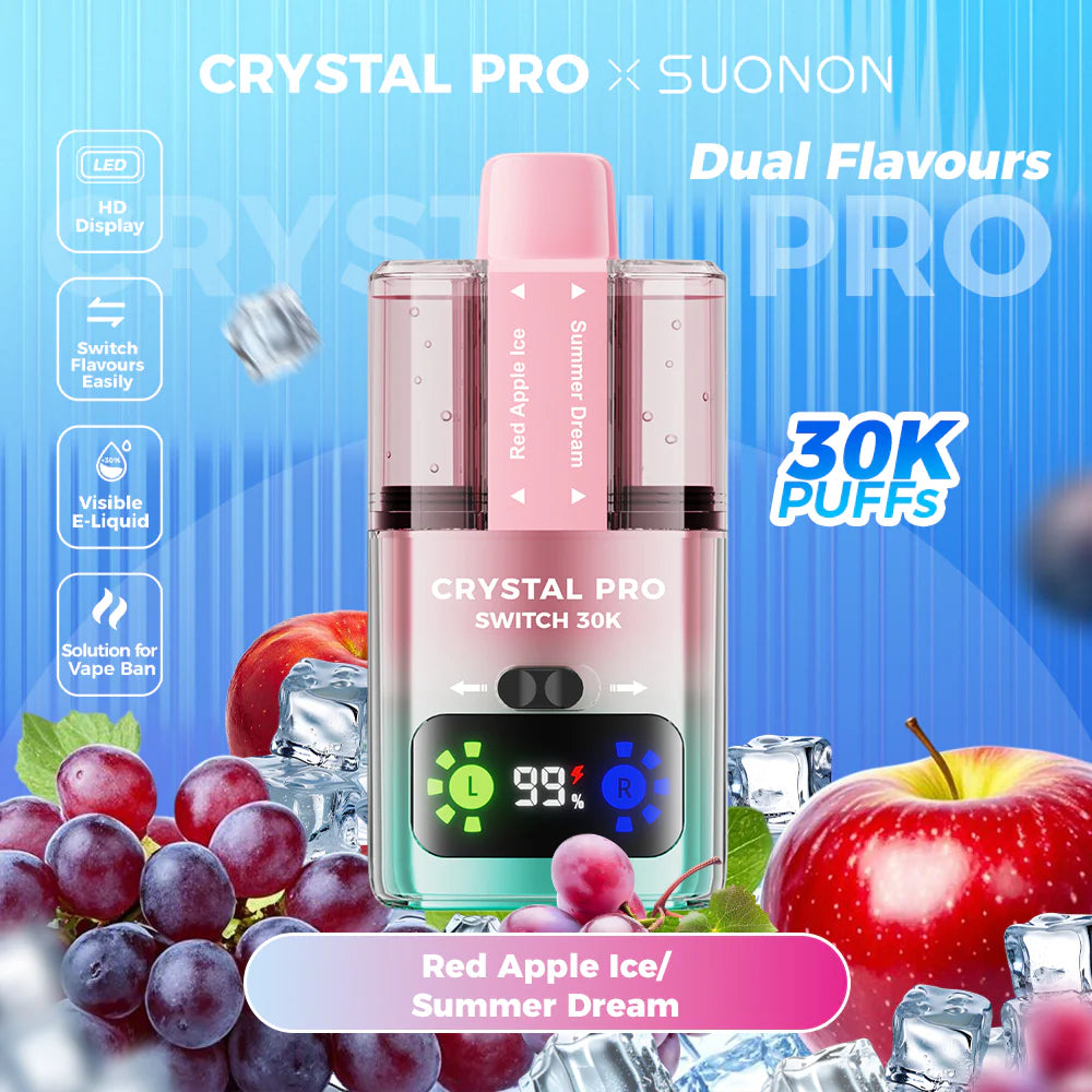 Crystal Pro Switch 30K Puff Prefilled Vape Kit - Buy1 Get1 Free