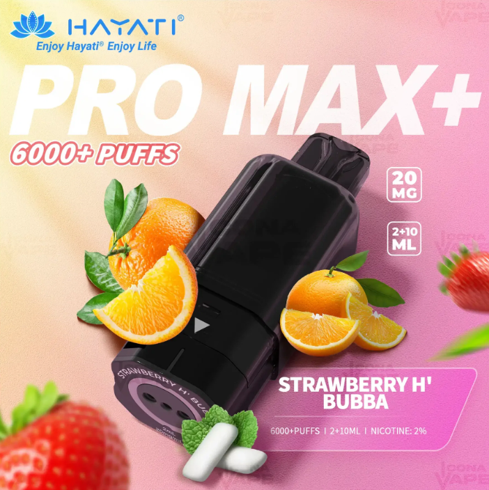 Hayati Pro Max Plus 6000+ Replacement Prefilled Pods