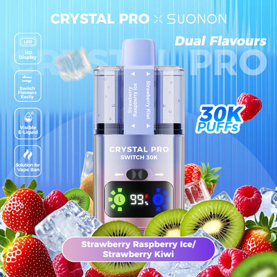 Crystal Pro Switch 30K Puff Prefilled Vape Kit - Buy1 Get1 Free