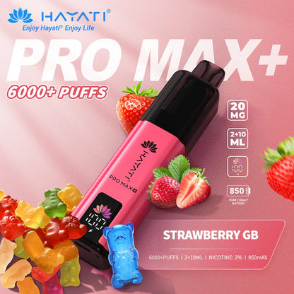 Hayati Pro Max Plus 6000+ Vape Kit