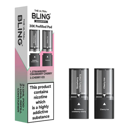 The Bling Ultra Plus 30K Prefilled Pods