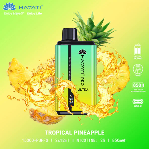 Hayati Pro Ultra 15000 Reusable Pod Device
