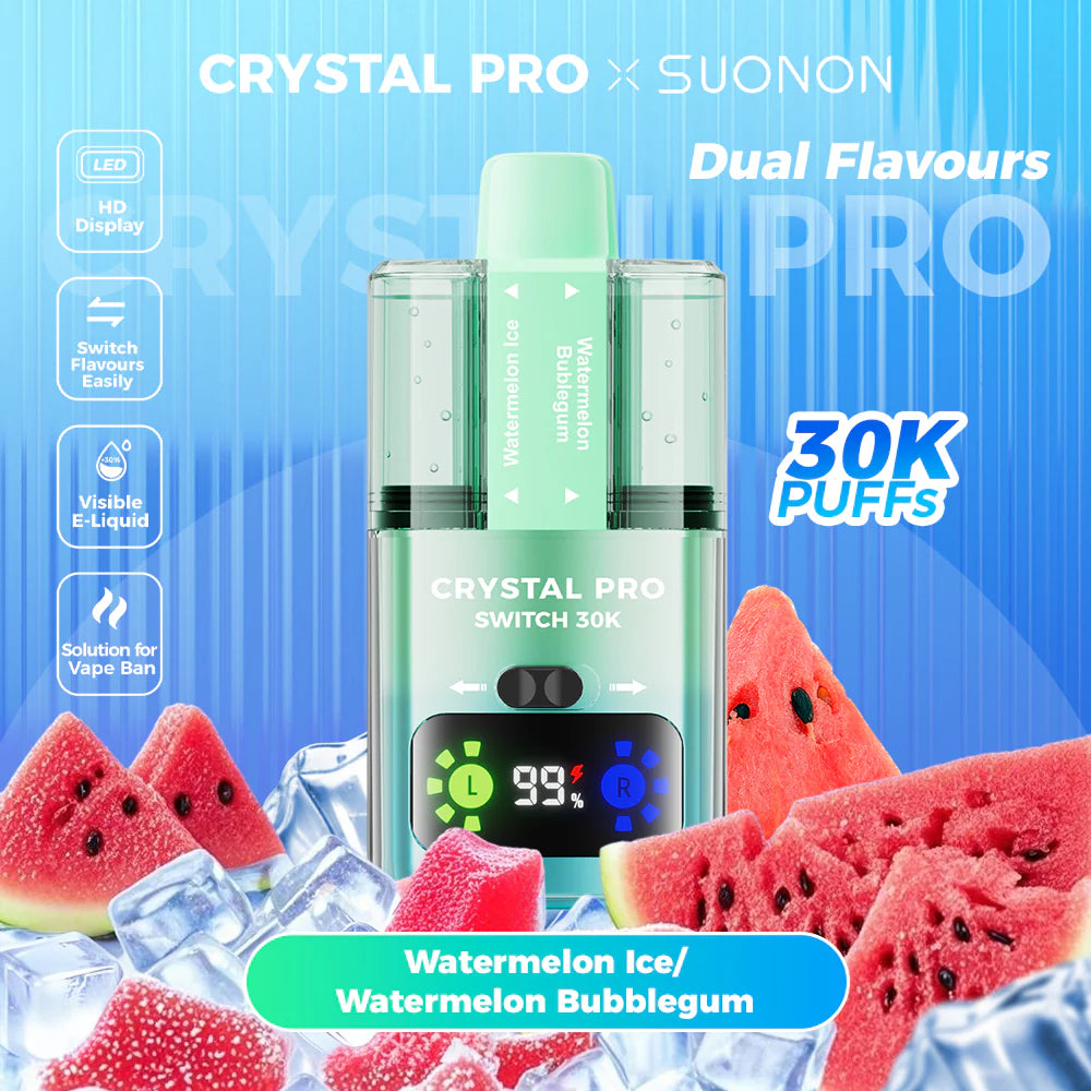 Crystal Pro Switch 30K Puff Prefilled Vape Kit - Buy1 Get1 Free