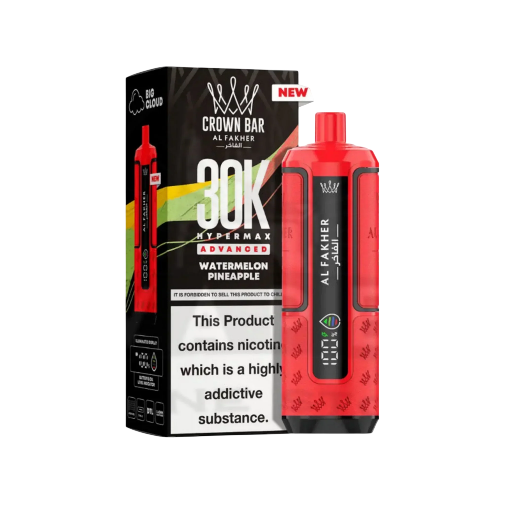 Al Fakher Crown Bar 30K Hypermax Vape Kit