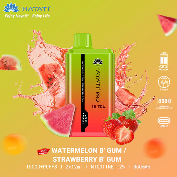 Hayati Pro Ultra 15000 Reusable Pod Device