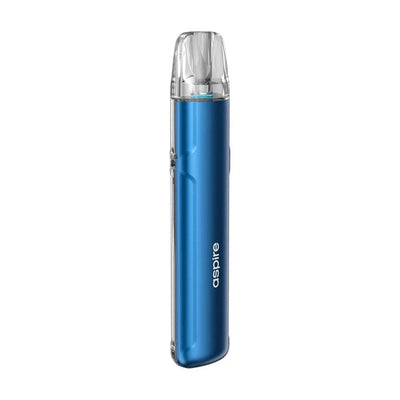 Aspire Cyber S Pod Kit blue rechargeable MTL vaping device with USB-C charging and 2ml pod capacity