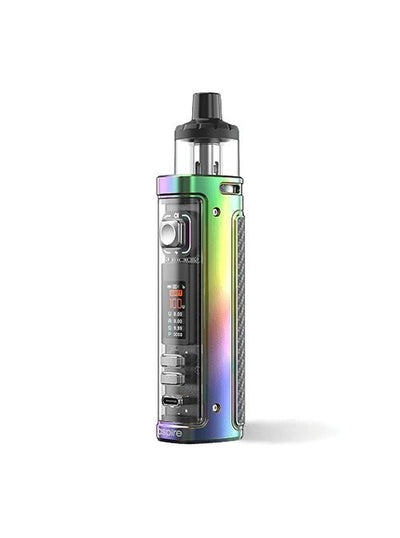 Aspire Veynom EX Pod Kit in rainbow color with digital display and ergonomic design