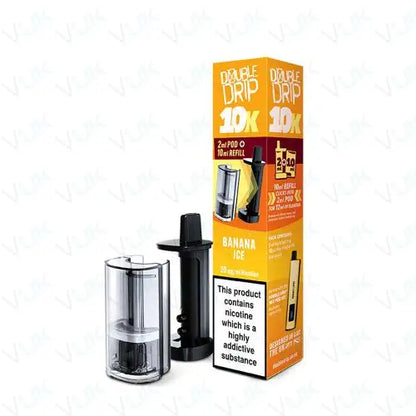 Double Drip 10K Prefilled Pod + Refill Container