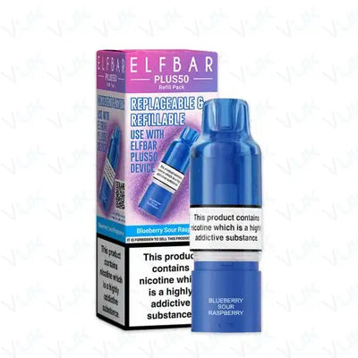 Elf Bar Plus 50 Prefilled Pod + Refill Container