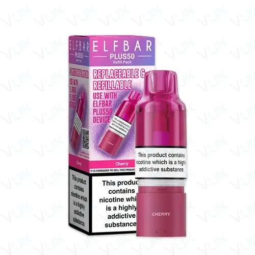 Elf Bar Plus 50 Prefilled Pod + Refill Container