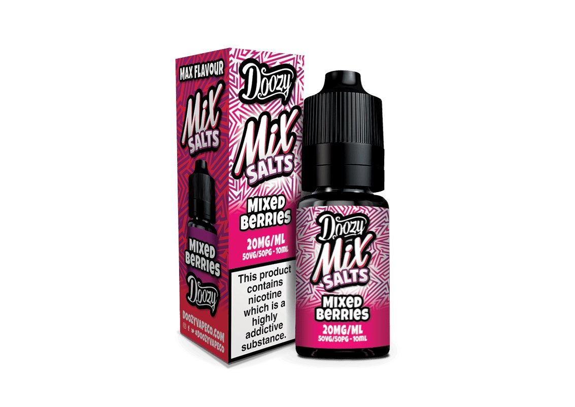 Doozy Mix Salts flavour varieties 10 ml nic salts