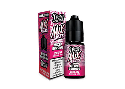 Doozy Mix Salts flavour varieties 10 ml nic salts
