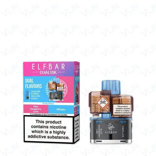 Elf Bar Dual 10K Prefilled Pod + Refill Container - 20mg