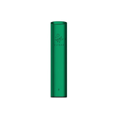 Green Elf Bar Elf Mate 500 pod vape device with matte metallic finish and compact design