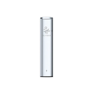 Elf Bar Elf Mate 500 sleek silver aluminum pod vape device only with USB-C charging port