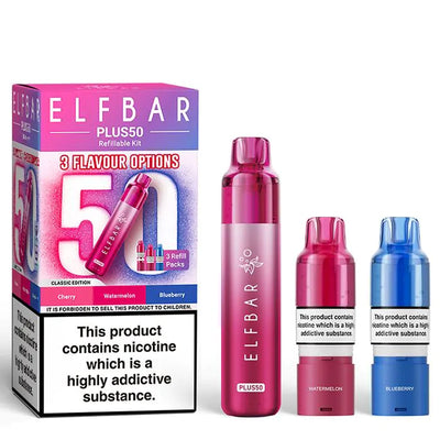 Elfbar Plus50 Prefilled Vape Kit - Pack of 5