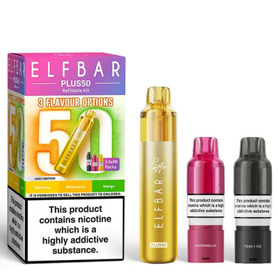 Elfbar Plus50 Prefilled Vape Kit - Pack of 5