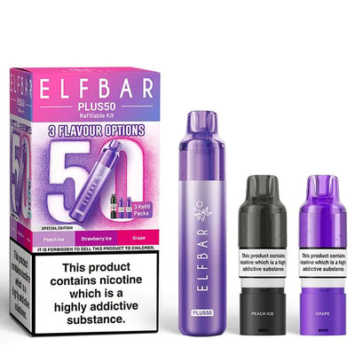 Elfbar Plus50 Prefilled Vape Kit - Pack of 5