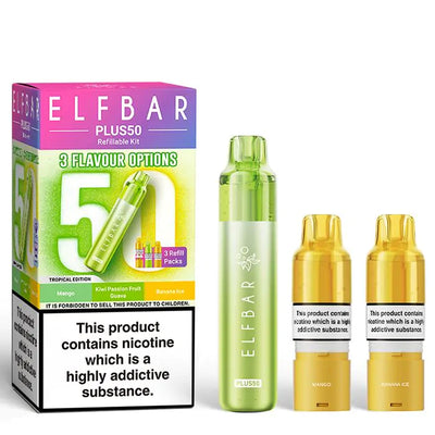 Elfbar Plus50 Prefilled Vape Kit - Pack of 5
