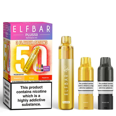 Elfbar Plus50 Prefilled Vape Kit - Pack of 5