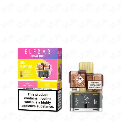Elf Bar Dual 10K Prefilled Pod + Refill Container - 20mg