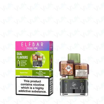 Elf Bar Dual 10K Prefilled Pod + Refill Container - 20mg