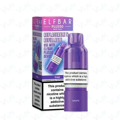 Elf Bar Plus 50 Prefilled Pod + Refill Container