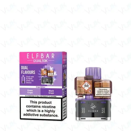 Elf Bar Dual 10K Prefilled Pod + Refill Container - 20mg