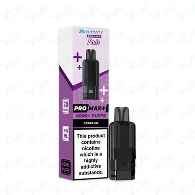 Hayati Pro Max Plus 6000+ Replacement Prefilled Pods