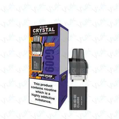 SKE Crystal CL6000 Prefilled Pod + Refill Container