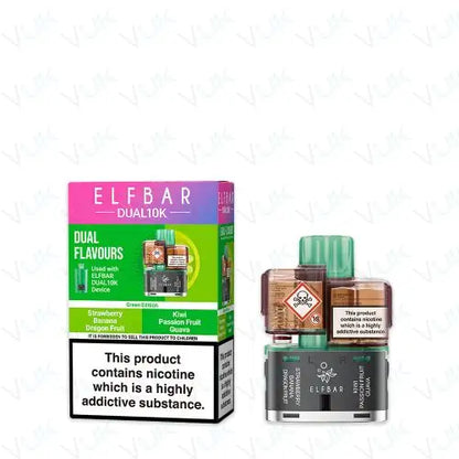 Elf Bar Dual 10K Prefilled Pod + Refill Container - 20mg