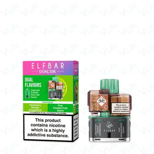 Elf Bar Dual 10K Prefilled Pod + Refill Container - 20mg
