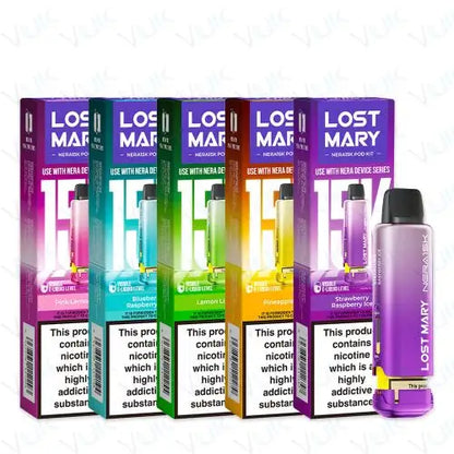 Lost Mary Nera Fullview Prefilled Pod + Refill Container