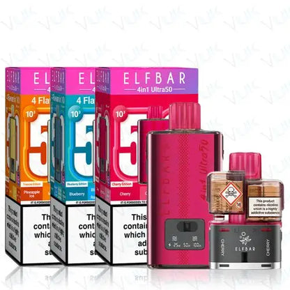 Elf Bar 4-in-1 Ultra 50 Prefilled Pod Kit