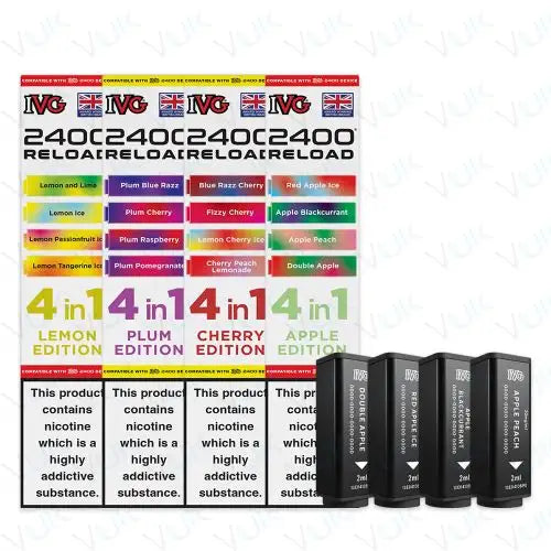 IVG Reload 4-in-1 Multi Flavour Edition Prefilled Pods