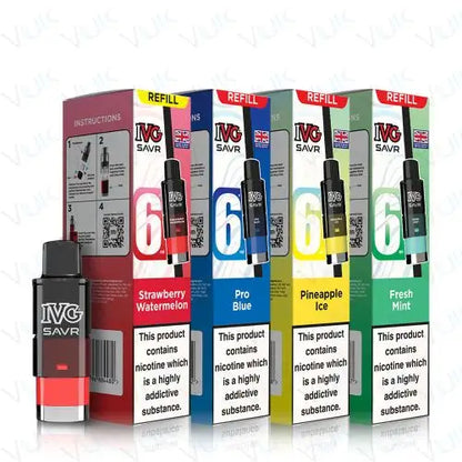 IVG SAVR Prefilled Pod + Refill Container